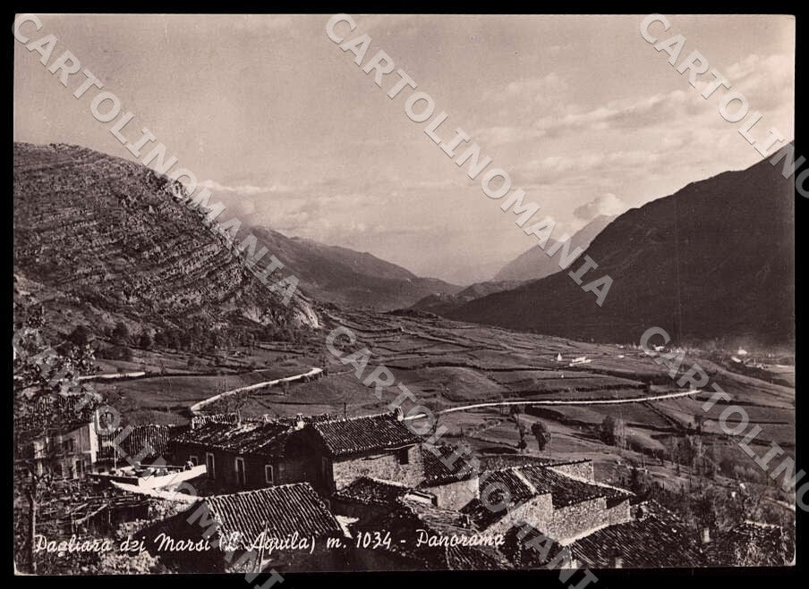L'Aquila Pagliara dei Marsi Panorama FG Foto cartolina GM0509 – fronte