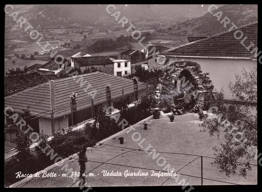 L'Aquila Rocca di Botte Veduta Giardino MACCHIA FG Foto cartolina GM0516 – fronte