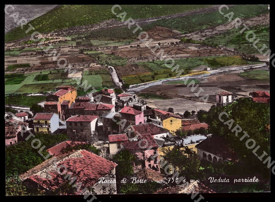 L'Aquila Rocca di Botte Veduta parziale Alterocca FG Foto cartolina GM0518 – fronte