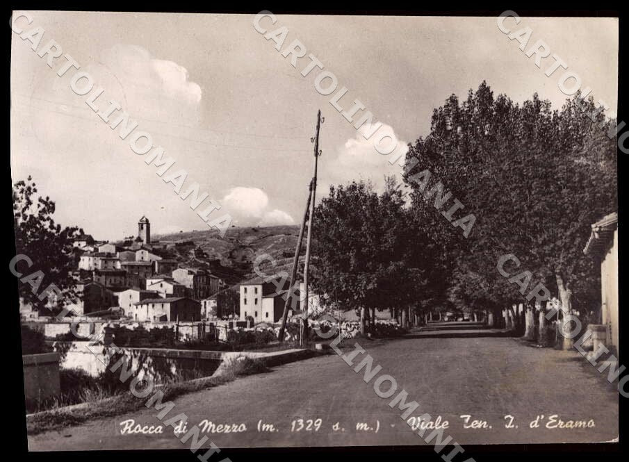 L'Aquila Rocca di Mezzo Viale Tenente T. Eramo FG Foto cartolina GM0525 – fronte