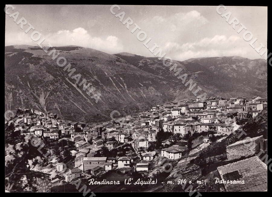 L'Aquila Morino Rendinara Panorama Alterocca FG Foto cartolina GM0527 – fronte