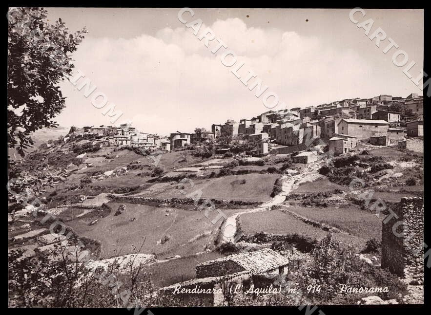 L'Aquila Morino Rendinara Panorama Alterocca FG Foto cartolina GM0528 – fronte