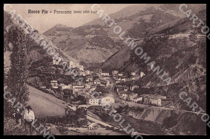 L'Aquila Rocca Pia Panorama Alterocca cartolina GM0533 – fronte