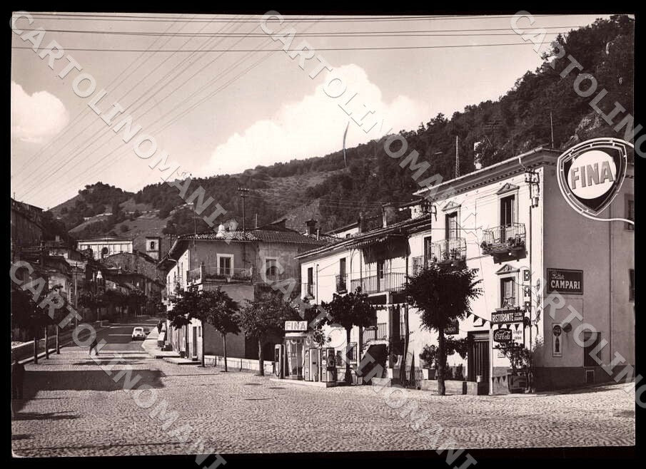 L'Aquila Rocca Pia Distributore Bar FG Foto cartolina GM0534 – fronte