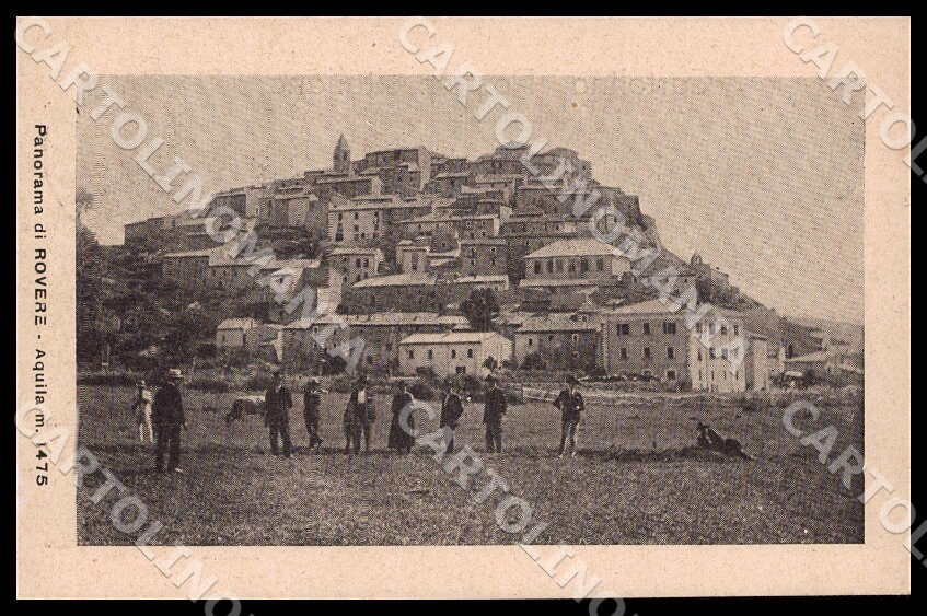 L'Aquila Rocca do Mezzo Rovere Panorama cartolina GM0536 – fronte