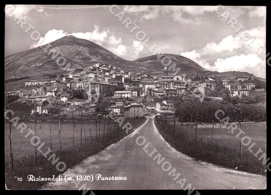 L'Aquila Rivisondoli Panorama PIEGATA FG Foto cartolina GM0545 – fronte