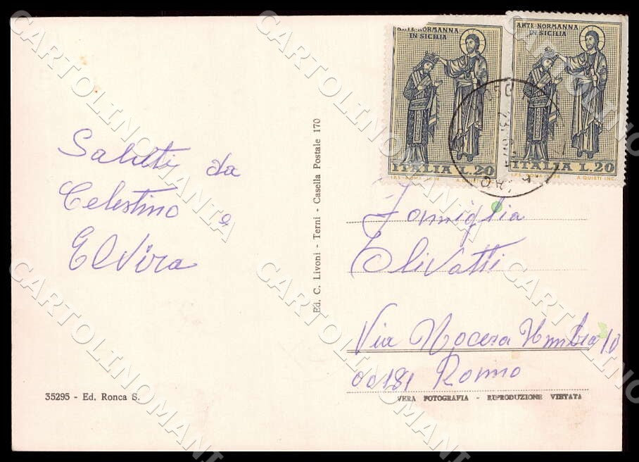 L'Aquila Roccavivi Corso Vagnolo Auto FG Foto cartolina GM0554 – retro