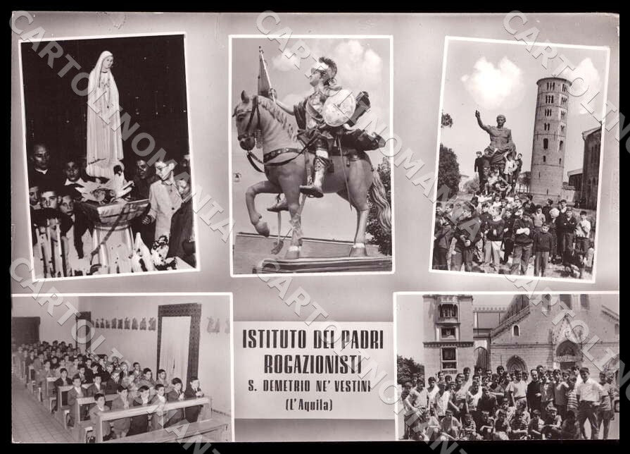 L'Aquila San Demetrio nei Vestini Padri Rogazionisti FG Foto cartolina GM0573 – fronte