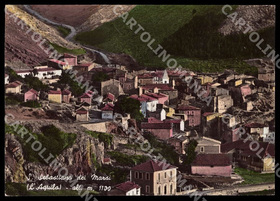 L'Aquila Bisegna San Sebastiano dei Marsi Alterocca FG Foto cartolina GM0582 – fronte