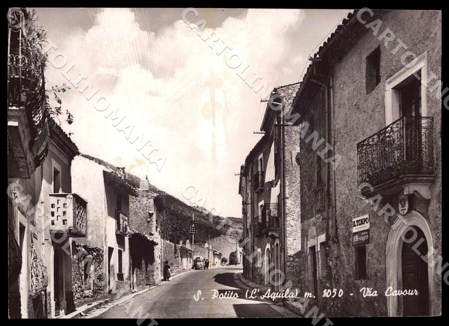 L'Aquila Ocre San Potito Via Cavour Alterocca MACCHIA FG Foto cartolina GM0583 – fronte