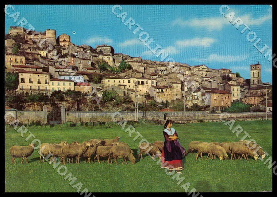 L'Aquila Scurcola Marsicana Panorama Alterocca PIEGHINA FG cartolina GM0584 – fronte