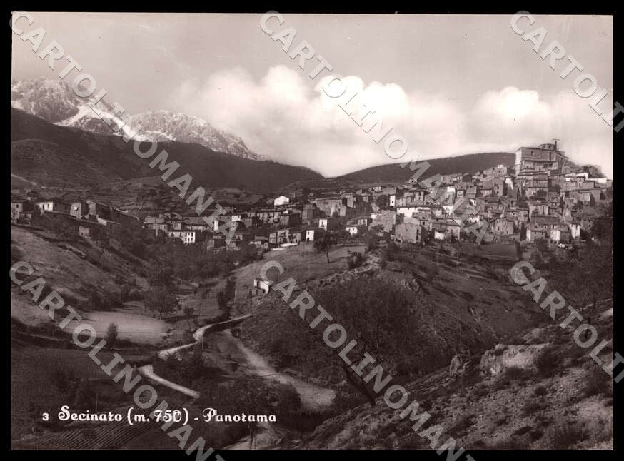 L'Aquila Secinaro Panorama RIFILATA FG Foto cartolina GM0591 – fronte