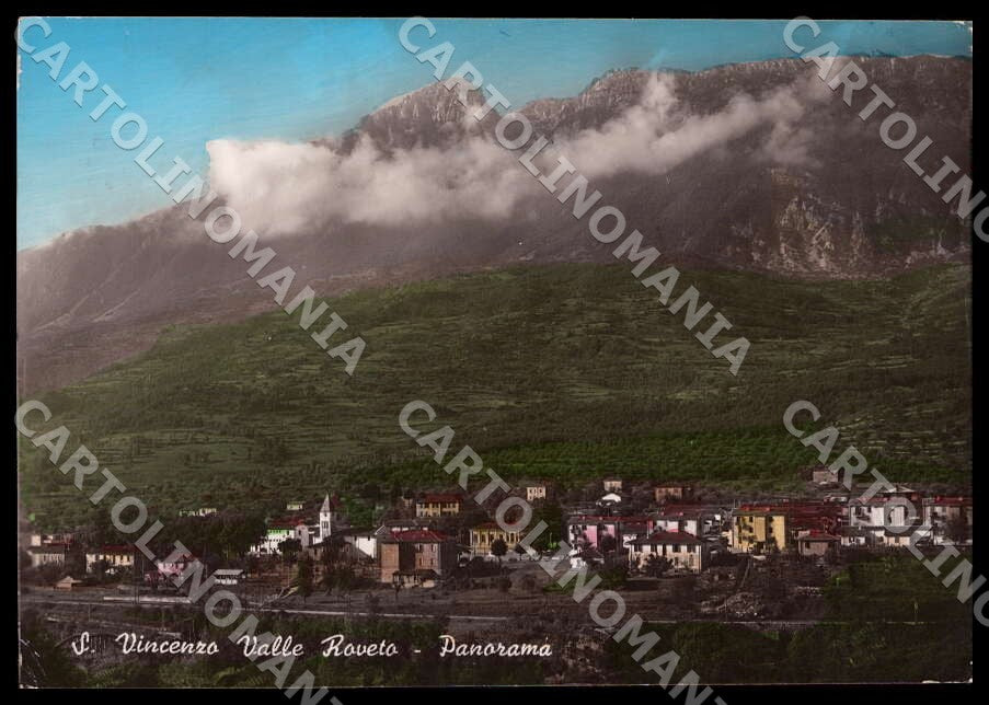 L'Aquila San Vincenzo Valle Roveto Panorama Alterocca FG Foto cartolina GM0603 – fronte