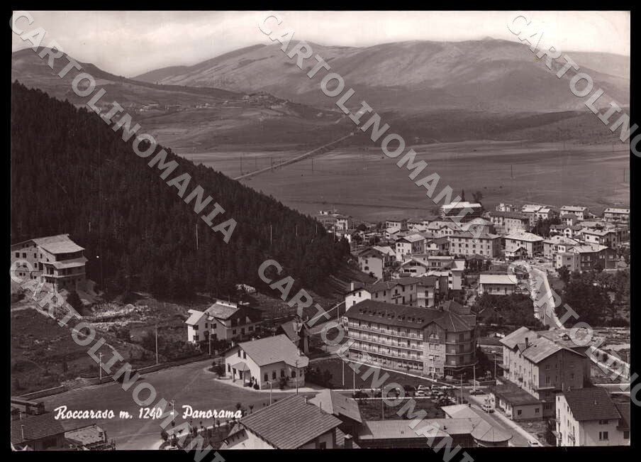 L'Aquila Roccaraso Panorama PIEGHINE FG Foto cartolina GM0609 – fronte