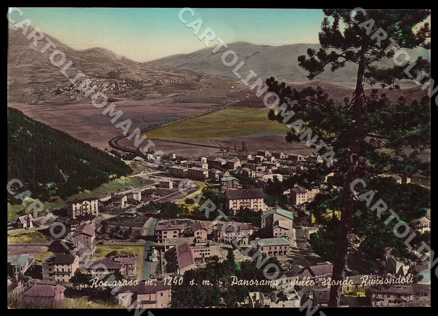 L'Aquila Roccaraso Panorama Rivisondoli FG Foto cartolina GM0611 – fronte