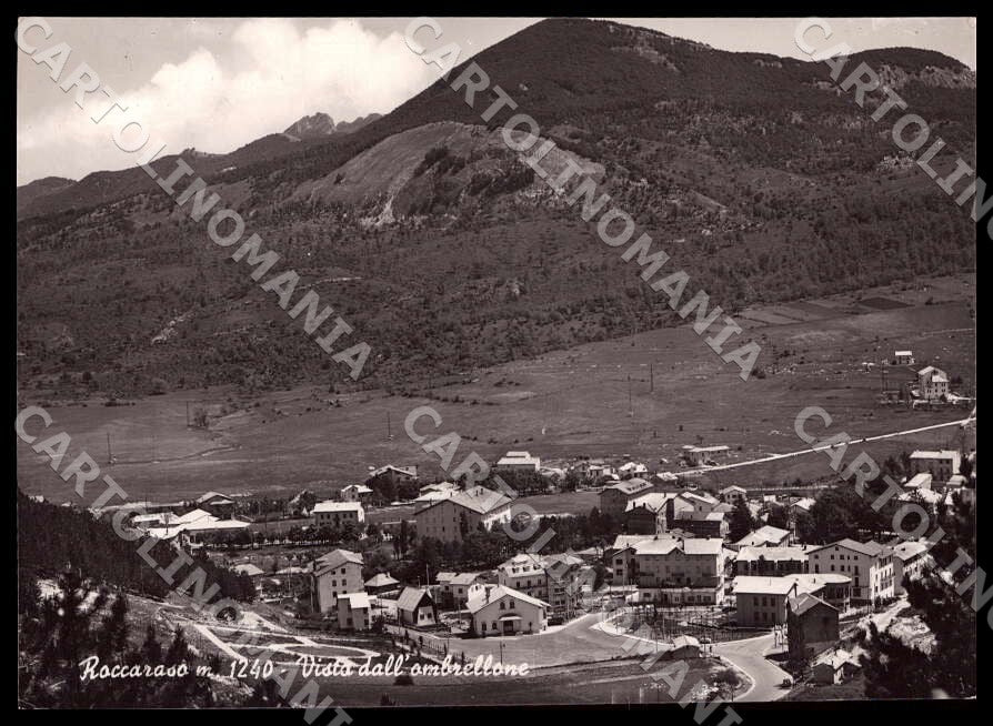 L'Aquila Roccaraso Vista ombrellone FG Foto cartolina GM0615 – fronte