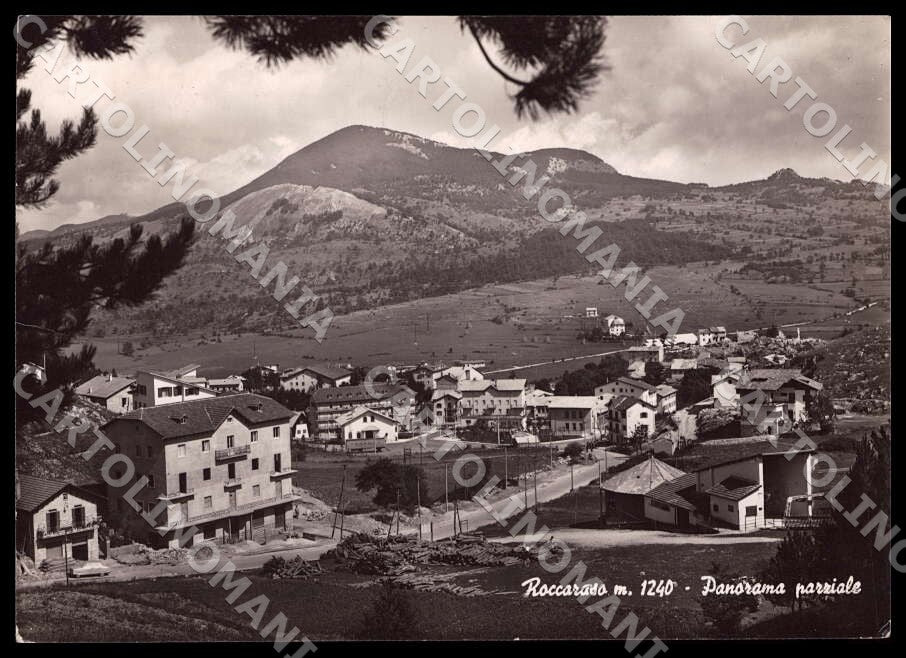 L'Aquila Roccaraso Panorama parziale FG Foto cartolina GM0616 – fronte