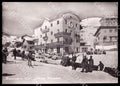 L'Aquila Roccaraso Albergo Miramonti Sci Auto PIEGHE FG Foto cartolina GM0622 – fronte