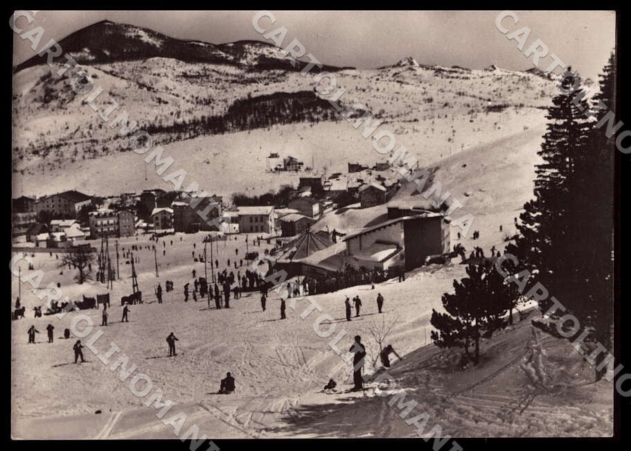 L'Aquila Roccaraso Stazione climatica invernale Sci FG Foto cartolina GM0625 – fronte