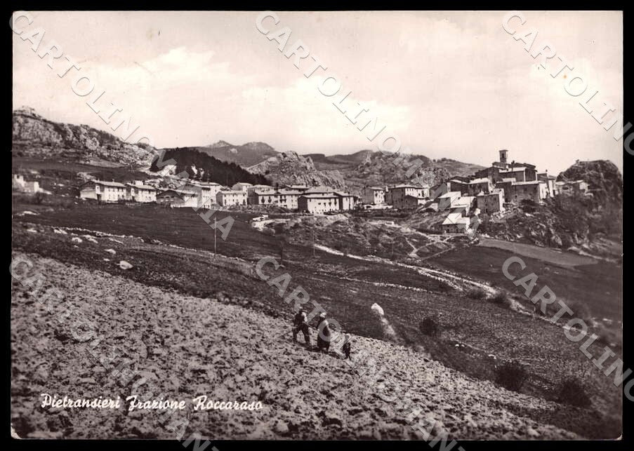 L'Aquila Roccaraso Pietransieri PIEGHINA FG Foto cartolina GM0643 – fronte