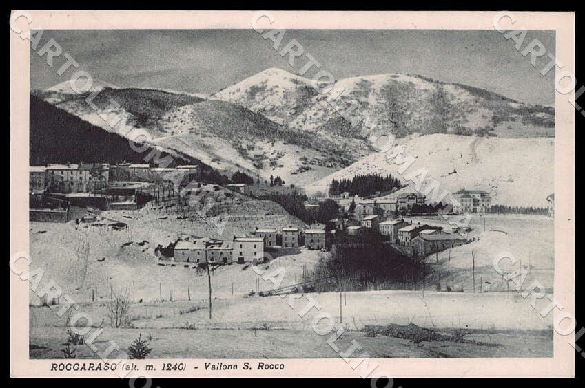 L'Aquila Roccaraso Vallone San Rocco Nevicata cartolina GM0646 – fronte