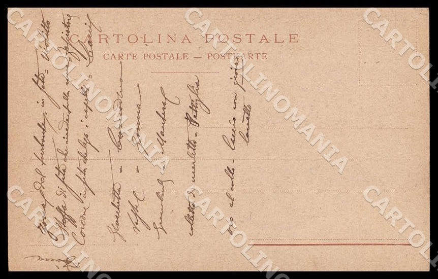 L'Aquila Scanno Attuale costume festivo Costumi cartolina GM0650 – retro