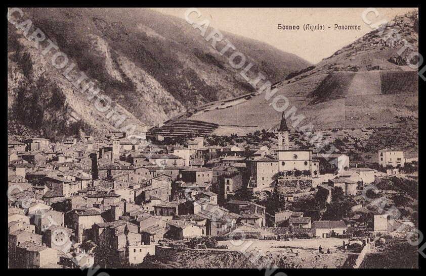 L'Aquila Scanno Panorama cartolina GM0659 – fronte