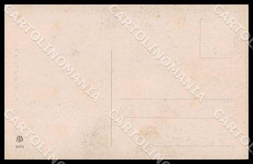 L'Aquila Scanno Donne lavoro montagna Costumi Mestieri cartolina GM0661 – retro