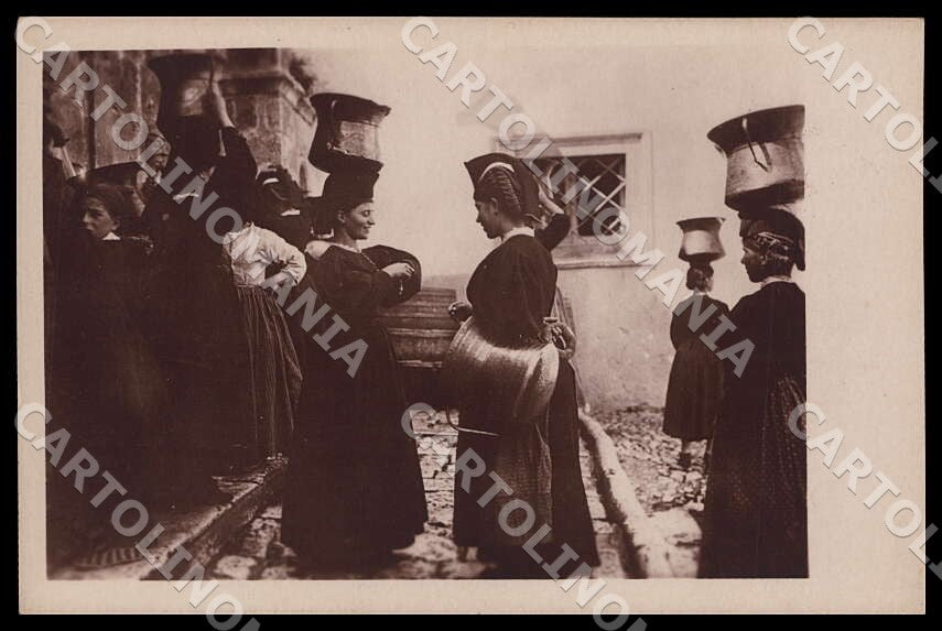 L'Aquila Scanno Women Costumi Grand Hotel Russie Roma Foto cartolina GM0665 – fronte