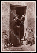 L'Aquila Scanno Ritorcio canapa Costumi Mestieri FG Foto cartolina GM0672 – fronte