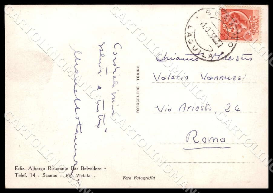 L'Aquila Scanno Costumi Abruzzo Mestieri FG Foto cartolina GM0675 – retro