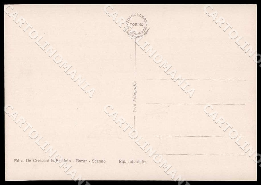 L'Aquila Scanno Costume nuziale Costumi FG Foto cartolina GM0676 – retro