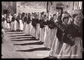 L'Aquila Scanno Corteo Costume nuziale Costumi FG Foto cartolina GM0681 – fronte