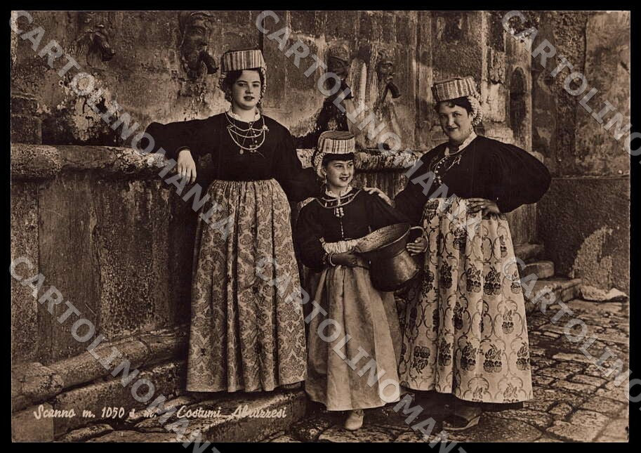 L'Aquila Scanno Costumi Abruzzesi Alterocca FG Foto cartolina GM0682 – fronte
