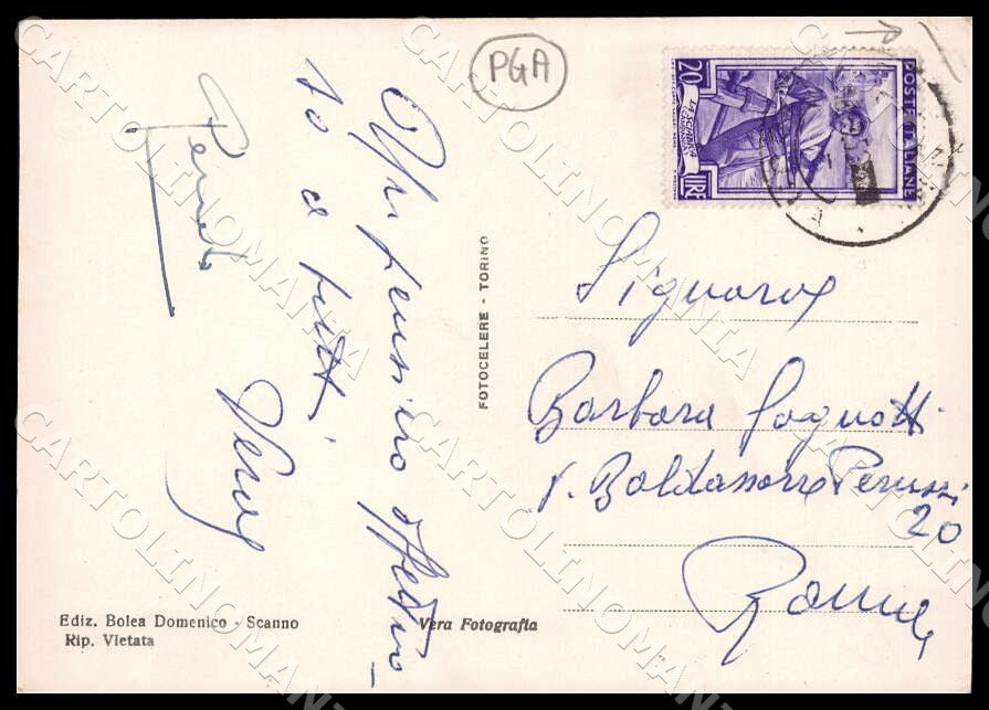 L'Aquila Scanno Lavori tombolo Costumi PIEGHINA FG Foto cartolina GM0684 – retro