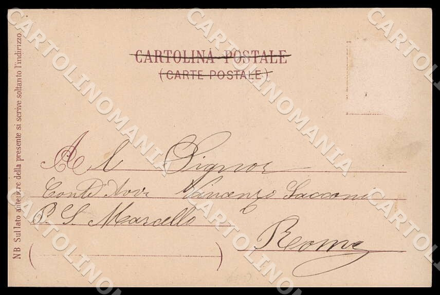 L'Aquila Sulmona Fonte Vecchio Acquedotto cartolina GM0711 – retro