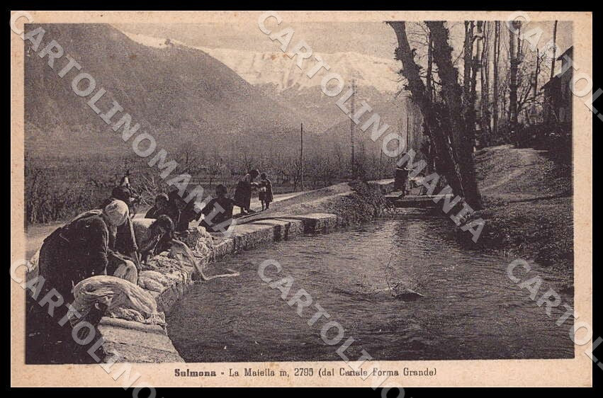 L'Aquila Sulmona Maiella Alterocca Mestieri cartolina GM0713 – fronte
