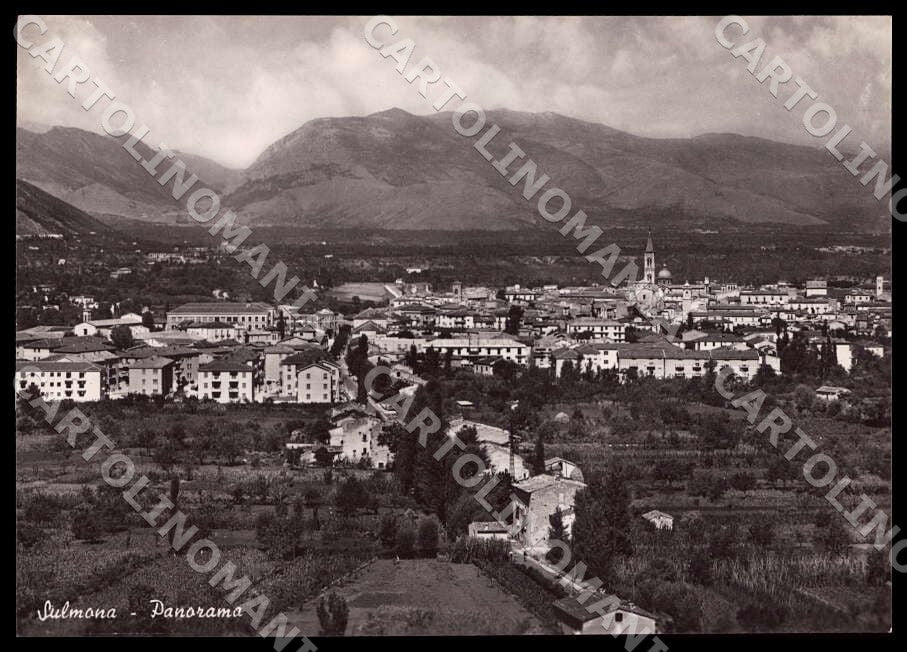 L'Aquila Sulmona Panorama FG Foto cartolina GM0734 – fronte