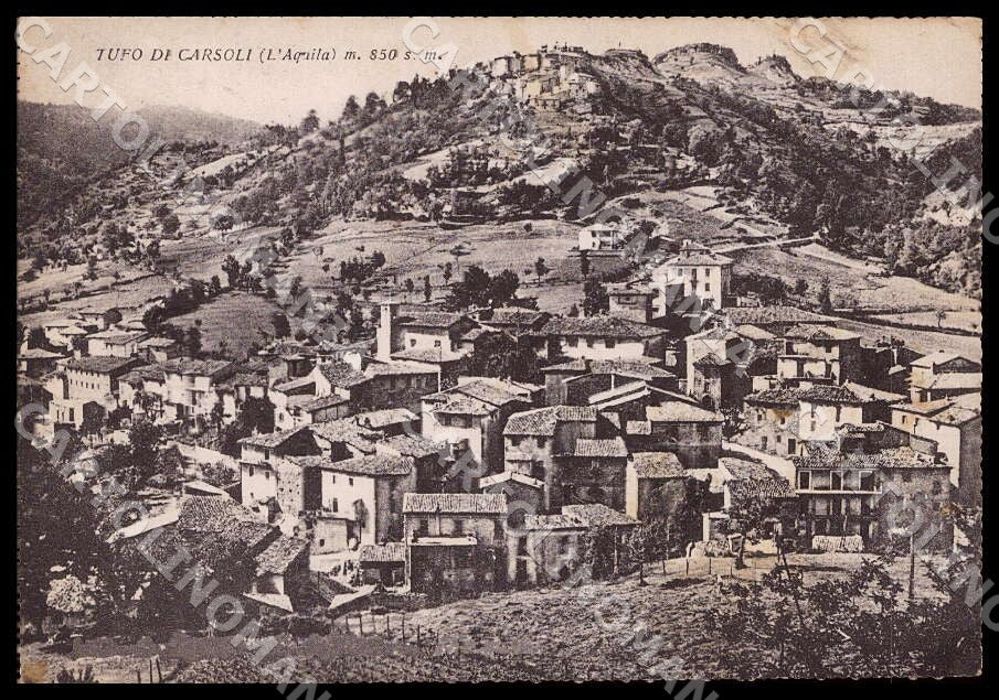 L'Aquila Carsoli Tufo Alterocca MACCHIE FG cartolina GM0748 – fronte
