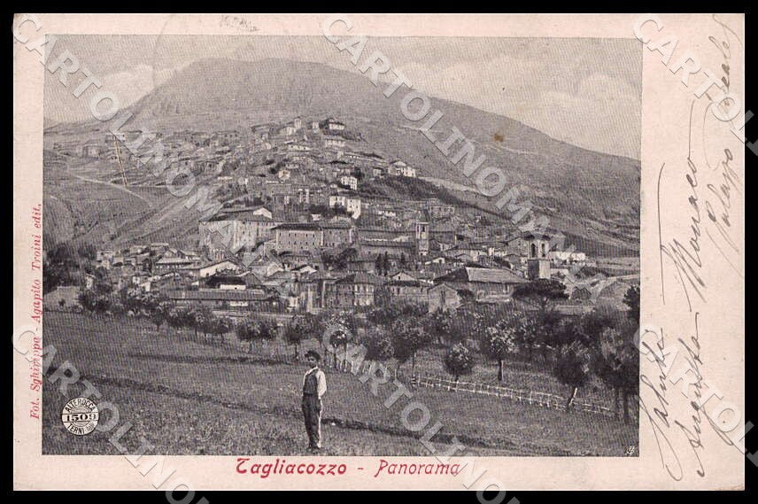 L'Aquila Tagliacozzo Panorama Alterocca cartolina GM0755 – fronte