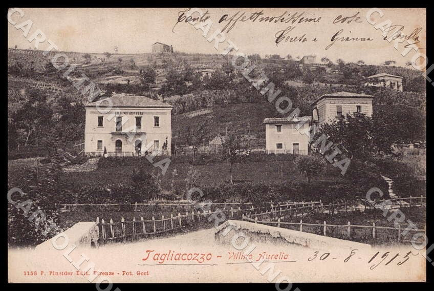 L'Aquila Tagliacozzo Villino Aurelia cartolina GM0761 – fronte