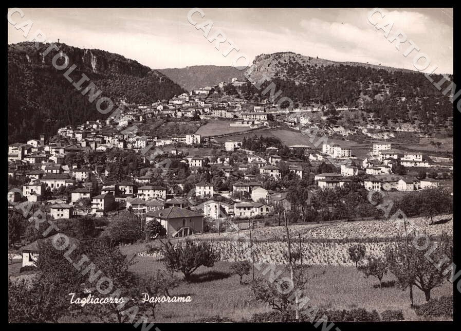 L'Aquila Tagliacozzo Panorama PIEGHINE STRAPPINO FG Foto cartolina GM0770 – fronte