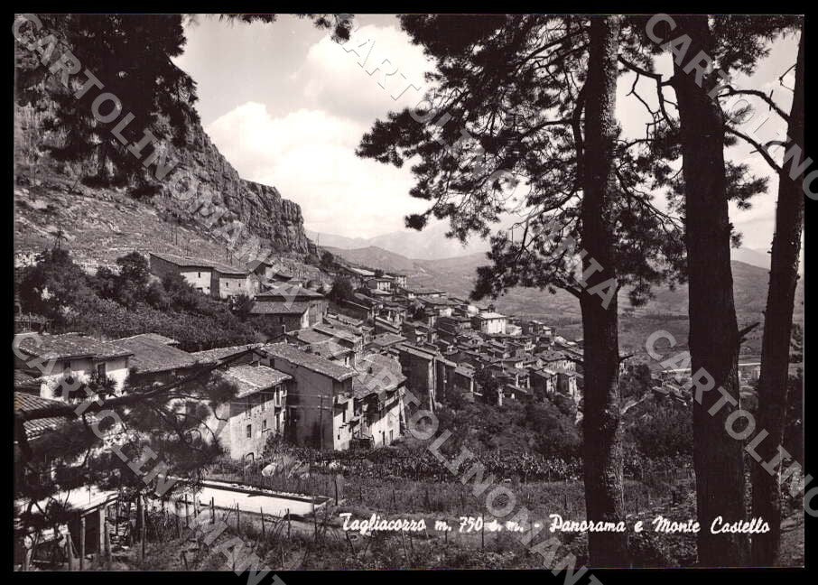 L'Aquila Tagliacozzo Panorama Monte Castello FG Foto cartolina GM0774 – fronte