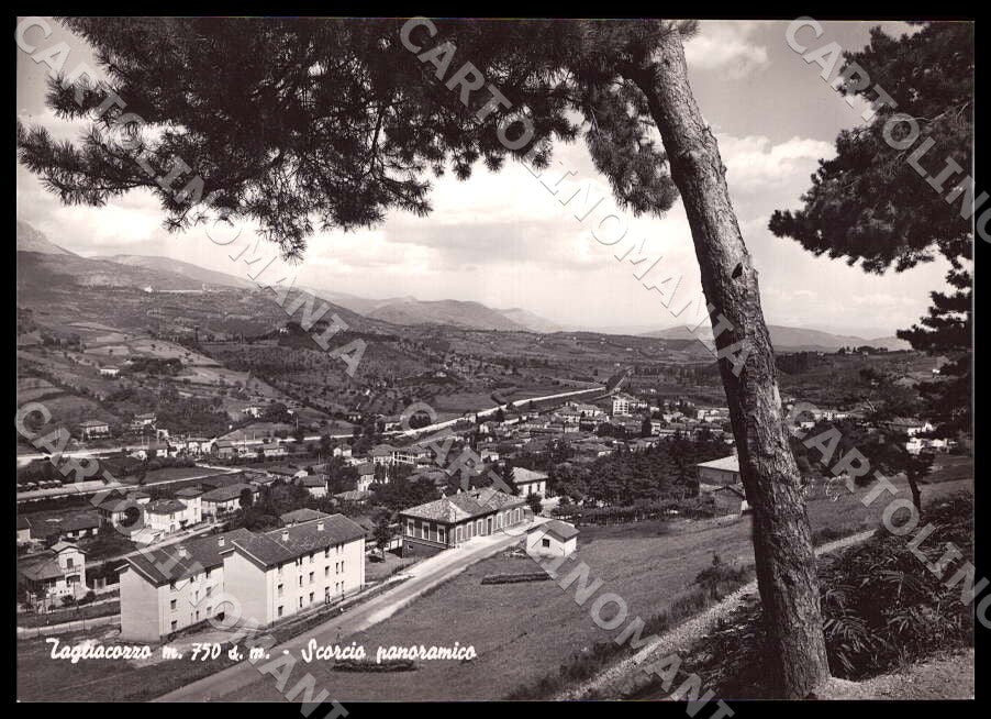 L'Aquila Tagliacozzo Scorcio panoramico FG Foto cartolina GM0775 – fronte