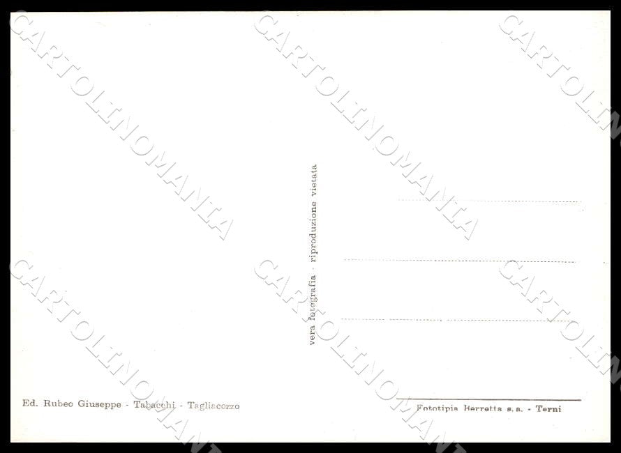 L'Aquila Tagliacozzo Scorcio panoramico FG Foto cartolina GM0775 – retro