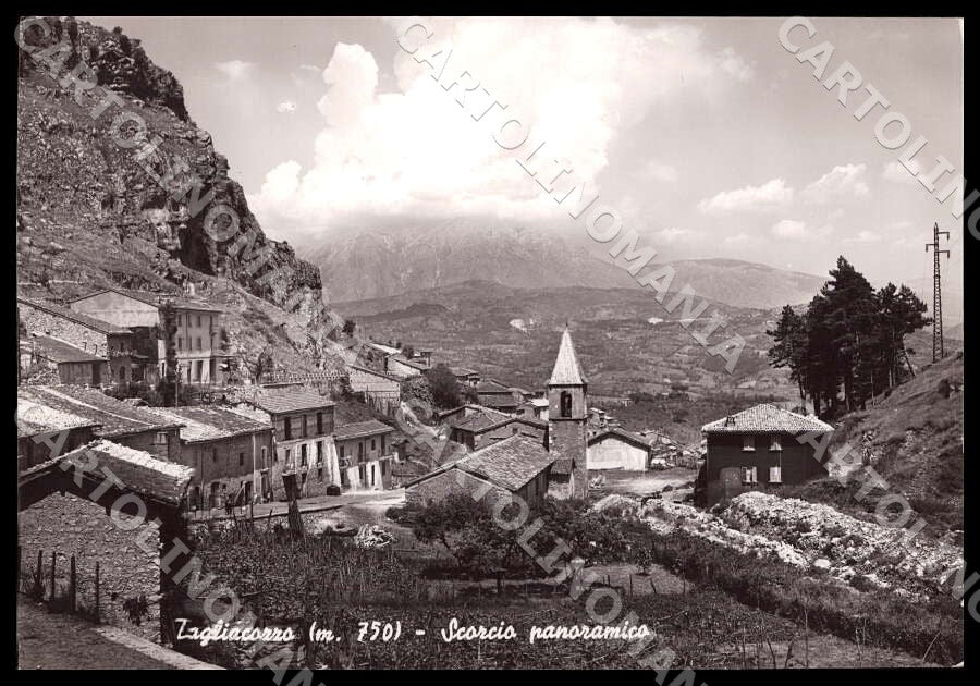 L'Aquila Tagliacozzo Scorcio panoramico Alterocca FG Foto cartolina GM0777 – fronte