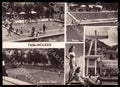 L'Aquila Tagliacozzo Piscina Campo Tennis FG Foto cartolina GM0778 – fronte