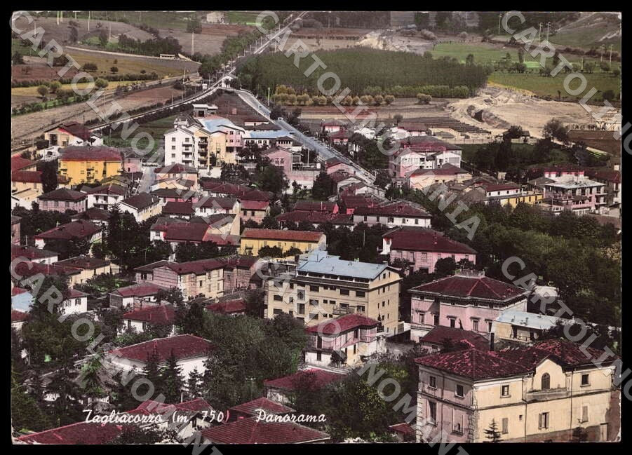 L'Aquila Tagliacozzo Panorama Alterocca PIEGHINE FG Foto cartolina GM0784 – fronte