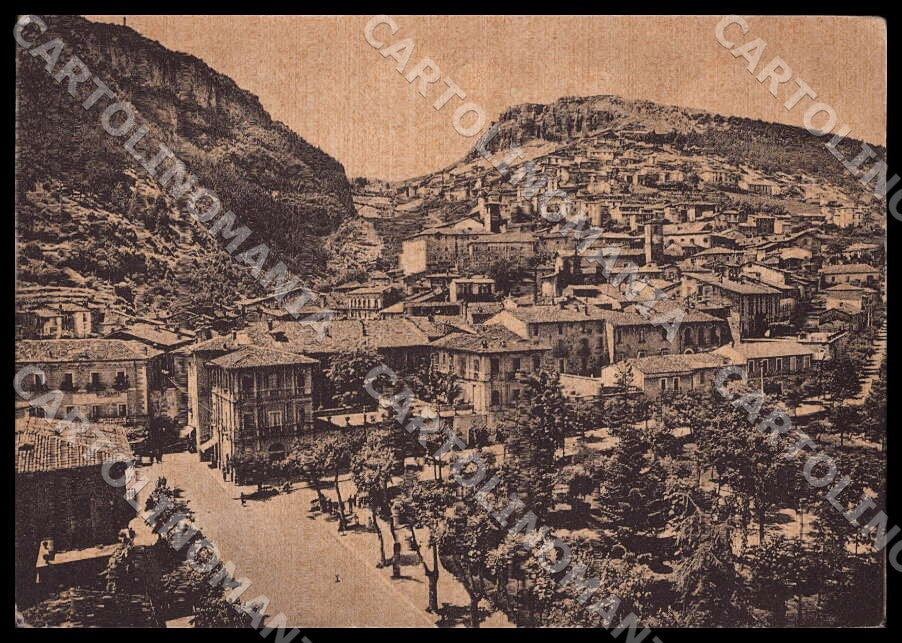 L'Aquila Tagliacozzo Panorama PIEGHINA FG cartolina GM0798 – fronte