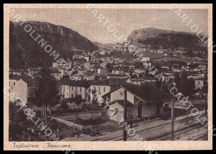 L'Aquila Tagliacozzo Panorama Alterocca Stazione FG cartolina GM0800 – fronte